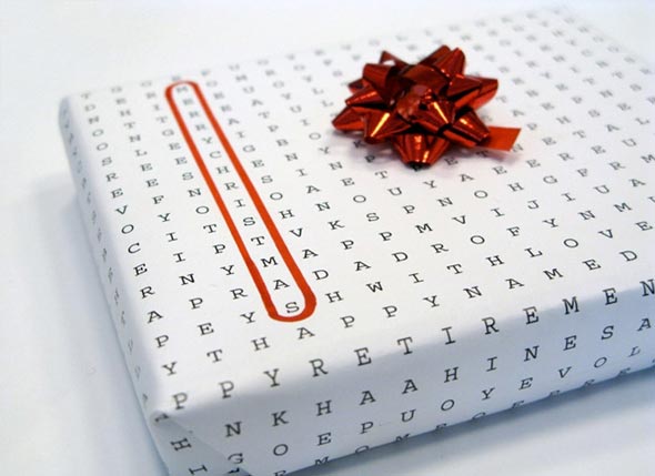 Creativo diseño de papel para envolver regalos